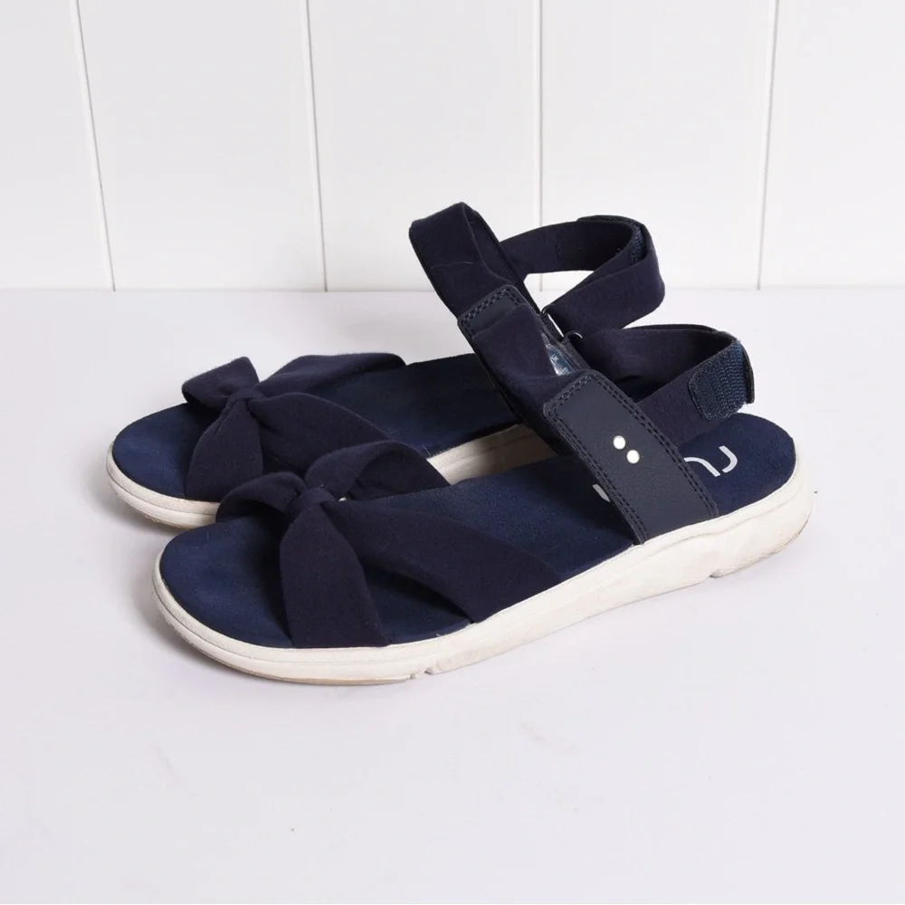Ryka Women's Mallorie Navy Blue sandals, size 8 - Picture 3 of 6